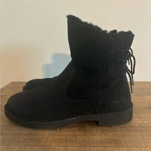 UGG Black Suede Boots